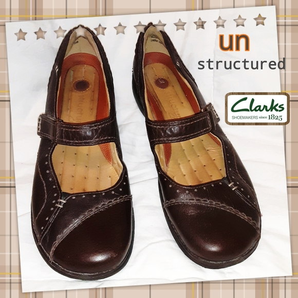 clarks structured shoes
